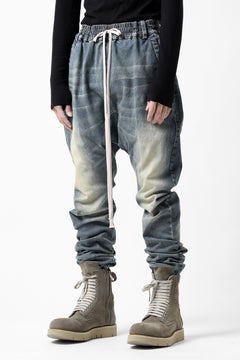 画像をギャラリービューアに読み込む, A.F ARTEFACT SARROUEL SKINNY PANTS / FADED AGEING DENIM (BLUE)