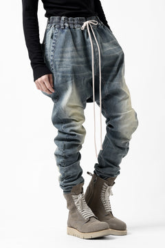 画像をギャラリービューアに読み込む, A.F ARTEFACT SARROUEL SKINNY PANTS / FADED AGEING DENIM (BLUE)