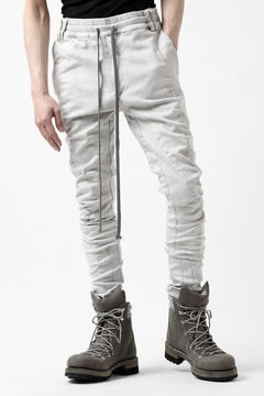 画像をギャラリービューアに読み込む, A.F ARTEFACT -thin-3D- DUST DYED DENIM ANATOMICAL PANTS (WHITE)