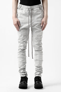 画像をギャラリービューアに読み込む, A.F ARTEFACT -thin-3D- DUST DYED DENIM ANATOMICAL PANTS (WHITE)