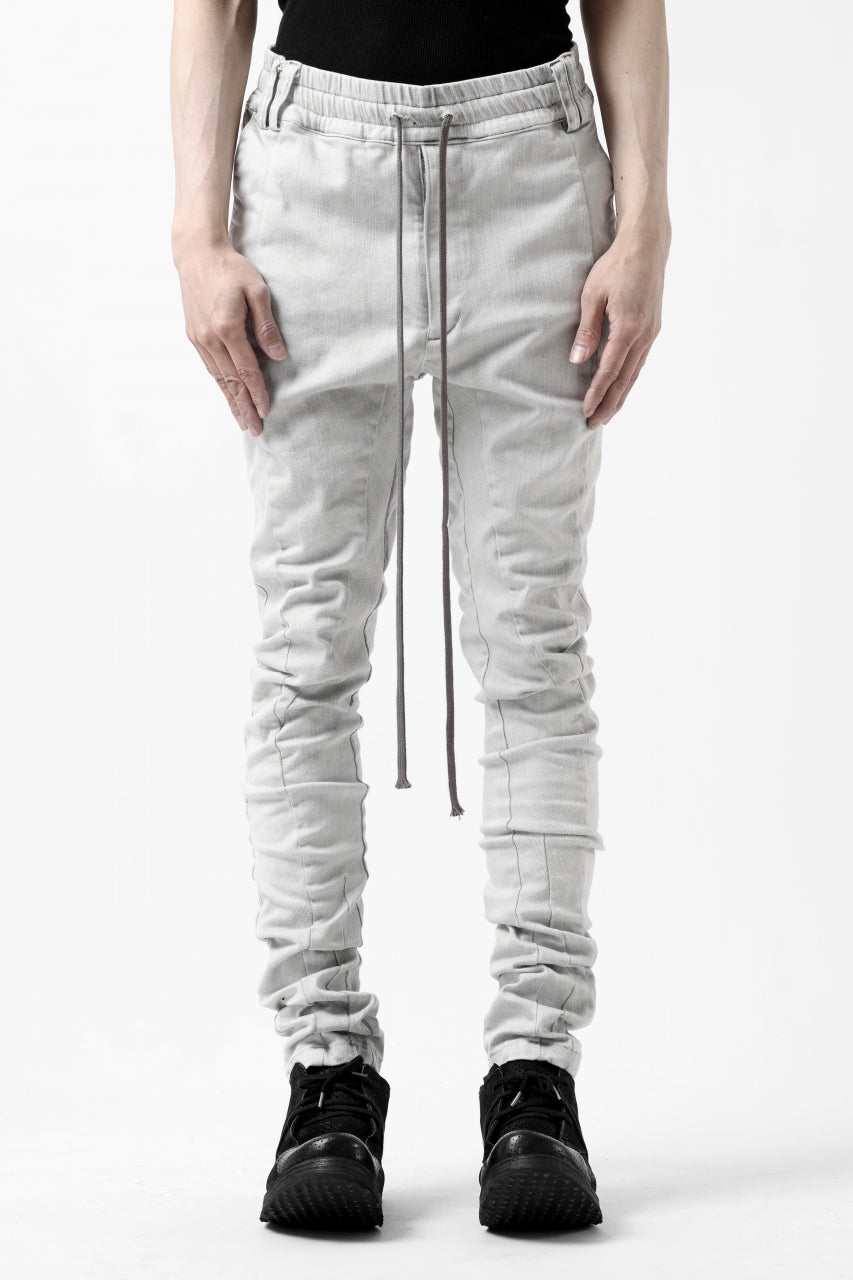 画像をギャラリービューアに読み込む, A.F ARTEFACT -thin-3D- DUST DYED DENIM ANATOMICAL PANTS (WHITE)