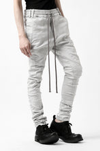 画像をギャラリービューアに読み込む, A.F ARTEFACT -thin-3D- DUST DYED DENIM ANATOMICAL PANTS (WHITE)