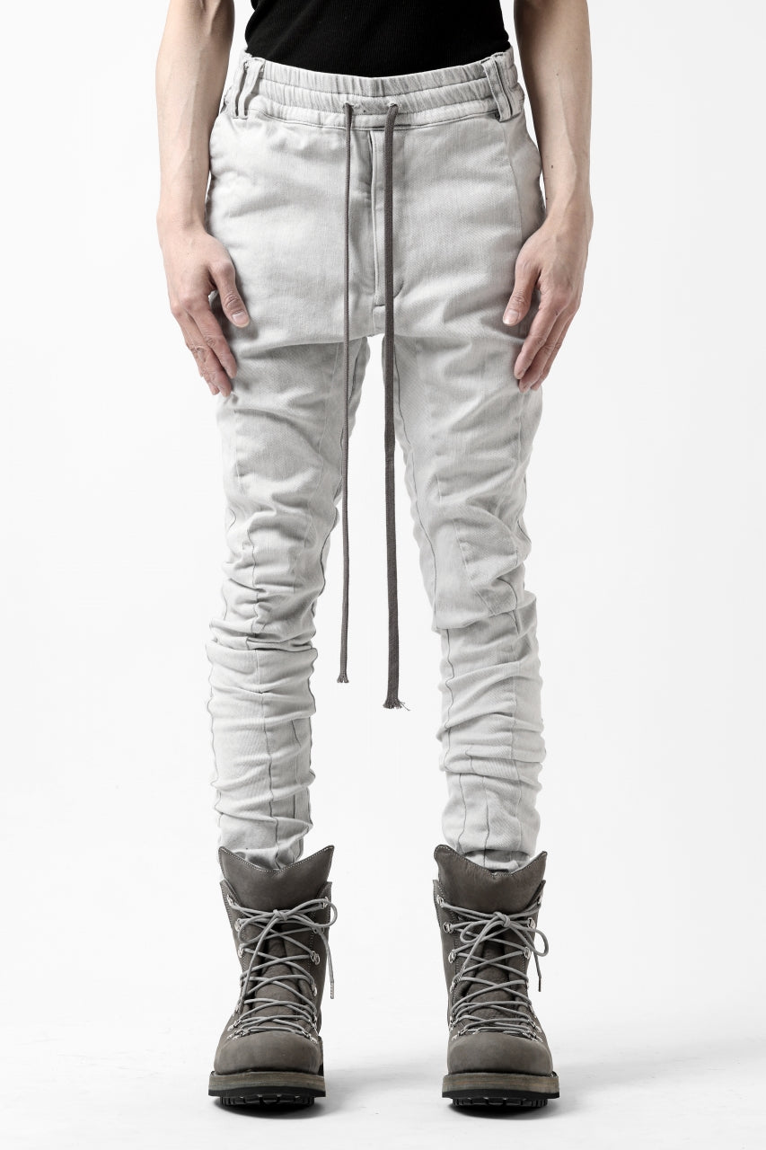 画像をギャラリービューアに読み込む, A.F ARTEFACT -thin-3D- DUST DYED DENIM ANATOMICAL PANTS (WHITE)