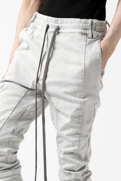 画像をギャラリービューアに読み込む, A.F ARTEFACT -thin-3D- DUST DYED DENIM ANATOMICAL PANTS (WHITE)