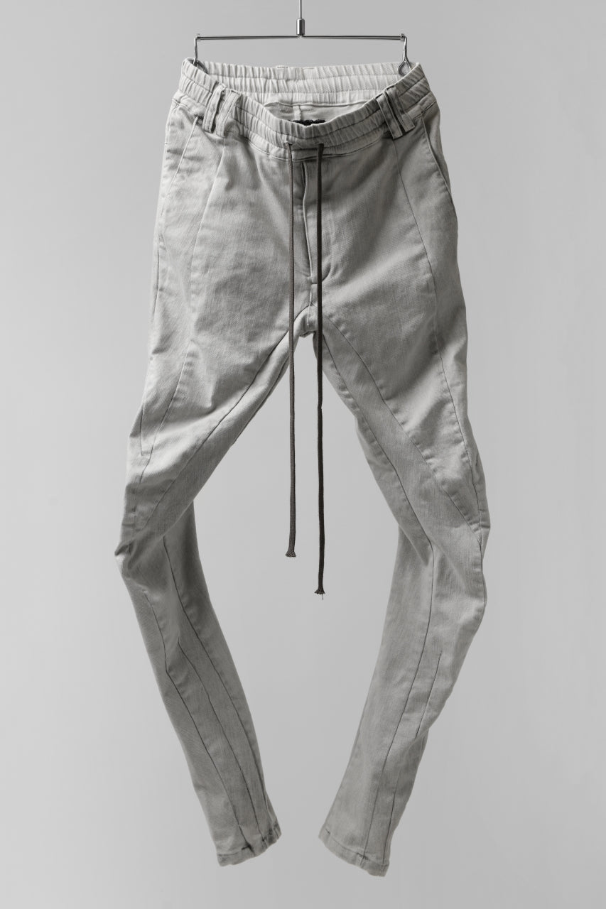 画像をギャラリービューアに読み込む, A.F ARTEFACT -thin-3D- DUST DYED DENIM ANATOMICAL PANTS (WHITE)