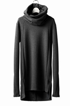 画像をギャラリービューアに読み込む, A.F ARTEFACT BomberHEAT® DRAPED HIGH NECK TOPS (GREY)