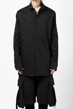 Load image into Gallery viewer, A.F ARTEFACT CLASSIC LONG SLEEVE SHIRT / HIGH STRETCH LINEN (BLACK)