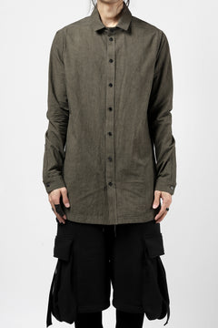Load image into Gallery viewer, A.F ARTEFACT CLASSIC LONG SLEEVE SHIRT / PURE LINEN (KHAKI)