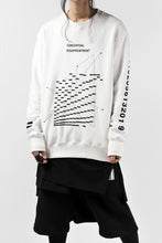 画像をギャラリービューアに読み込む, A.F ARTEFACT "GEOMETRY" SWEATER TOPS (WHITE)
