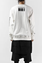 画像をギャラリービューアに読み込む, A.F ARTEFACT "GEOMETRY" SWEATER TOPS (WHITE)