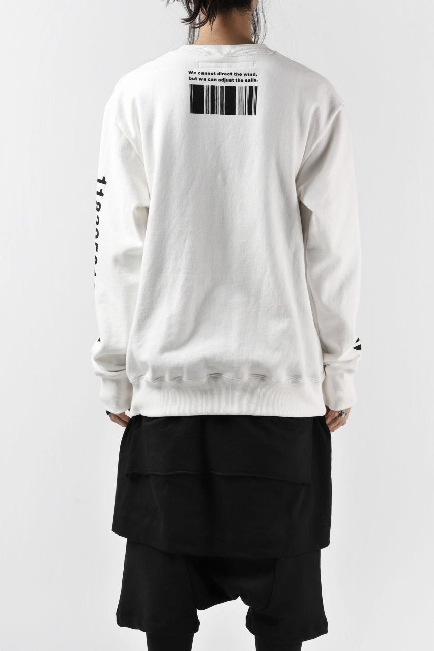 画像をギャラリービューアに読み込む, A.F ARTEFACT "GEOMETRY" SWEATER TOPS (WHITE)