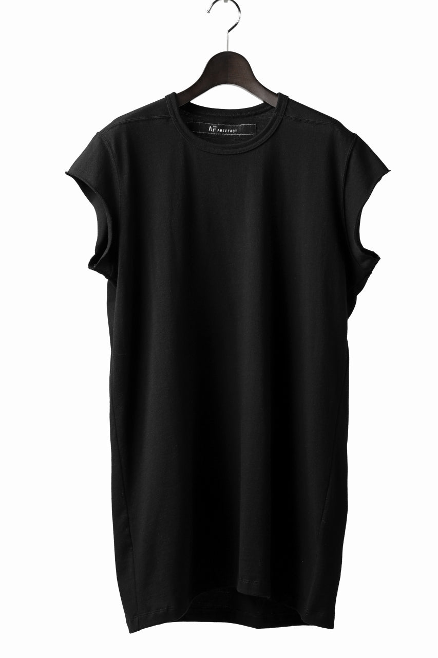 画像をギャラリービューアに読み込む, A.F ARTEFACT "NO FACE" FRENCH SLEEVE TOPS (BLACK)