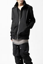画像をギャラリービューアに読み込む, A.F ARTEFACT "LIGHT-WARMER" ZIPPER-BLOUSON / FLEECE BONDING NYLON (BLACK)