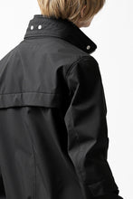 画像をギャラリービューアに読み込む, A.F ARTEFACT "LIGHT-WARMER" ZIPPER-BLOUSON / FLEECE BONDING NYLON (BLACK)