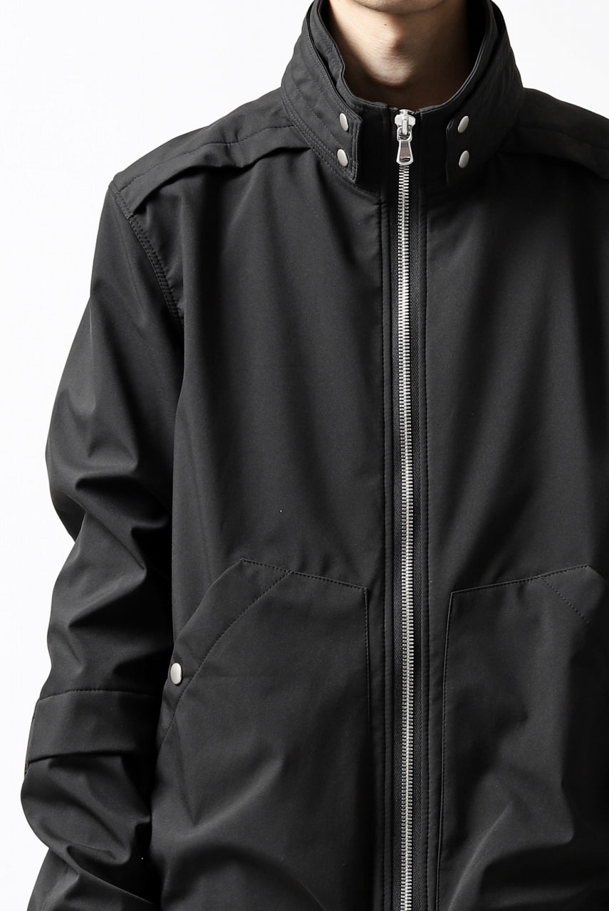 画像をギャラリービューアに読み込む, A.F ARTEFACT "LIGHT-WARMER" ZIPPER-BLOUSON / FLEECE BONDING NYLON (BLACK)