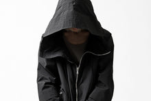 画像をギャラリービューアに読み込む, A.F ARTEFACT "PLEASANT" PARKA-JACKET / SALT SHRINKAGE NYLON (BLACK)