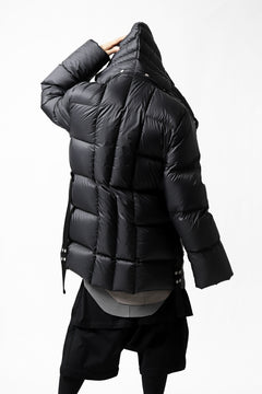 画像をギャラリービューアに読み込む, A.F ARTEFACT "DUVET" VERTICAL DOWN JACKET (BLACK)