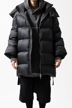 画像をギャラリービューアに読み込む, A.F ARTEFACT "DUVET" VERTICAL DOWN JACKET (BLACK)