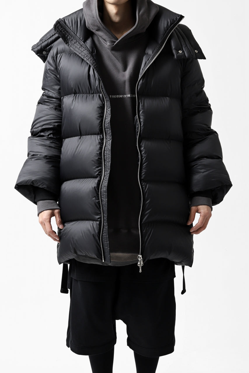 画像をギャラリービューアに読み込む, A.F ARTEFACT "DUVET" VERTICAL DOWN JACKET (BLACK)
