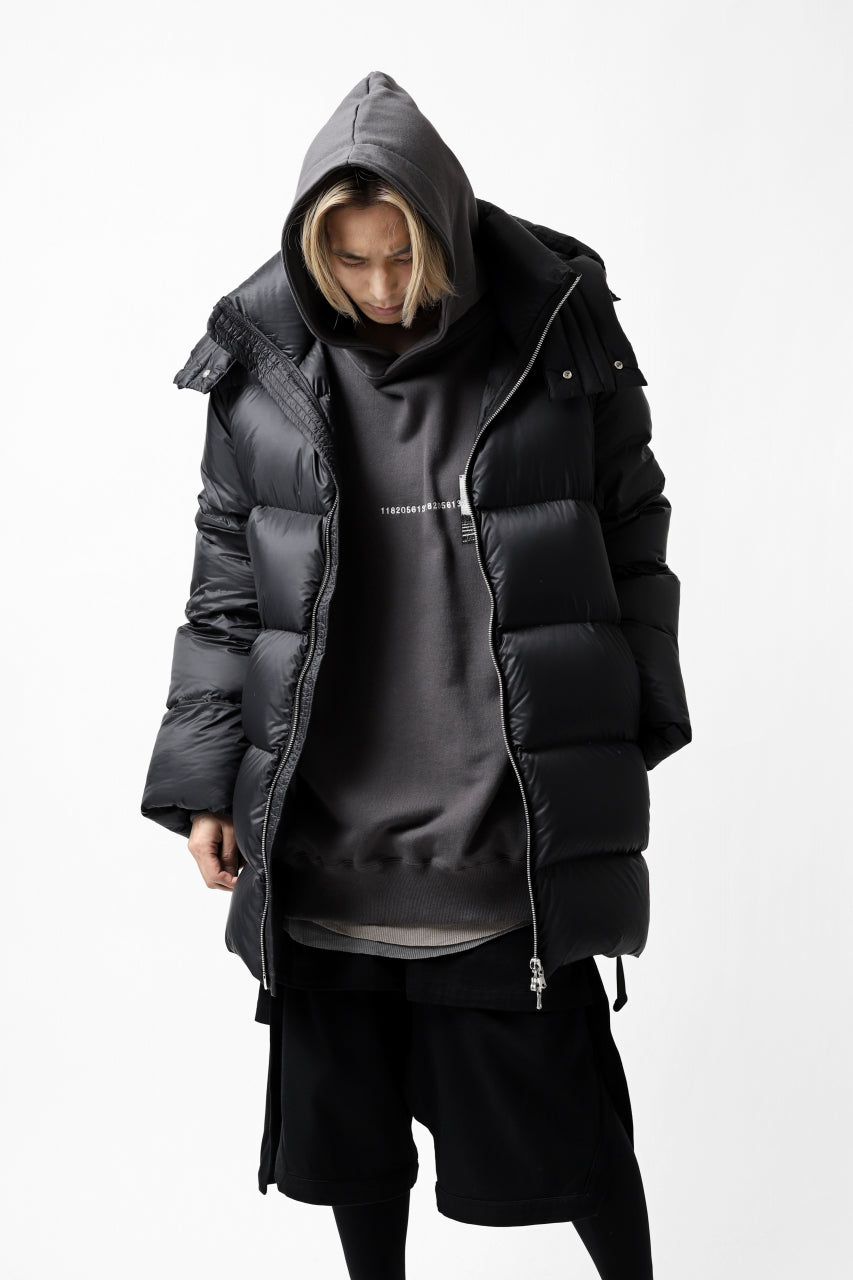 画像をギャラリービューアに読み込む, A.F ARTEFACT "DUVET" VERTICAL DOWN JACKET (BLACK)