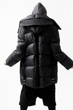画像をギャラリービューアに読み込む, A.F ARTEFACT "DUVET" VERTICAL DOWN JACKET (BLACK)