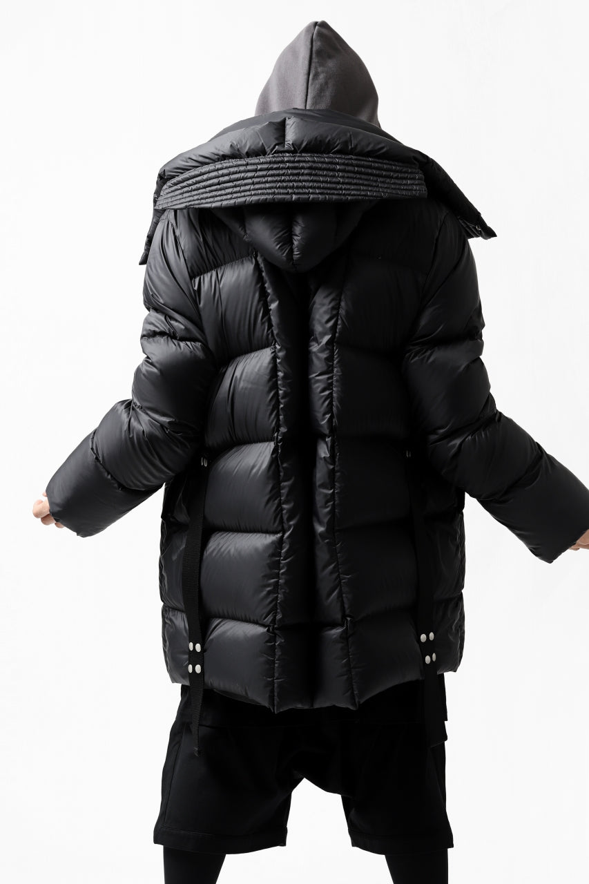 画像をギャラリービューアに読み込む, A.F ARTEFACT "DUVET" VERTICAL DOWN JACKET (BLACK)