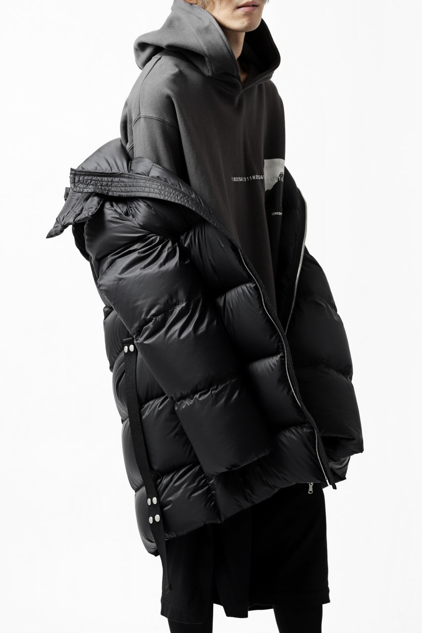 画像をギャラリービューアに読み込む, A.F ARTEFACT "DUVET" VERTICAL DOWN JACKET (BLACK)