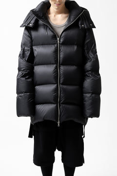 画像をギャラリービューアに読み込む, A.F ARTEFACT "DUVET" VERTICAL DOWN JACKET (BLACK)