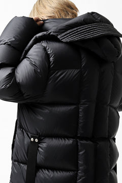 画像をギャラリービューアに読み込む, A.F ARTEFACT "DUVET" VERTICAL DOWN JACKET (BLACK)