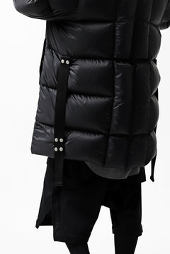 画像をギャラリービューアに読み込む, A.F ARTEFACT "DUVET" VERTICAL DOWN JACKET (BLACK)