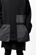 画像をギャラリービューアに読み込む, A.F ARTEFACT "FRAYED plus" DAMAGE COMBINATION SWEATER TOPS (BLACK)