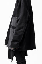 画像をギャラリービューアに読み込む, A.F ARTEFACT "FRAYED plus" DAMAGE COMBINATION SWEATER TOPS (BLACK)