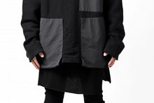 画像をギャラリービューアに読み込む, A.F ARTEFACT "FRAYED plus" DAMAGE COMBINATION SWEATER TOPS (BLACK)