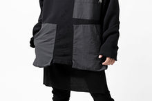 画像をギャラリービューアに読み込む, A.F ARTEFACT "FRAYED plus" DAMAGE COMBINATION SWEATER TOPS (BLACK)