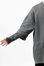 画像をギャラリービューアに読み込む, A.F ARTEFACT "FRAYED" DAMAGE LAYERED SWEATER TOPS (GREY)