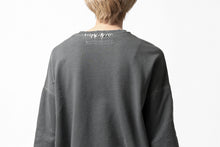 画像をギャラリービューアに読み込む, A.F ARTEFACT "FRAYED" DAMAGE LAYERED SWEATER TOPS (GREY)