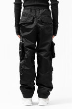 画像をギャラリービューアに読み込む, A.F ARTEFACT -SEPARATION- ZIP CARGO PANTS / LUXURY NYLON (BLACK)