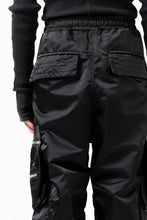 画像をギャラリービューアに読み込む, A.F ARTEFACT -SEPARATION- ZIP CARGO PANTS / LUXURY NYLON (BLACK)