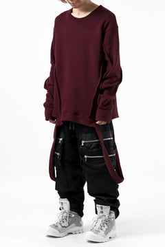 画像をギャラリービューアに読み込む, A.F ARTEFACT -SEPARATION- ZIP CARGO PANTS / LUXURY NYLON (BLACK)