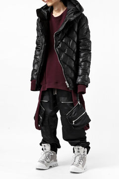 画像をギャラリービューアに読み込む, A.F ARTEFACT -SEPARATION- ZIP CARGO PANTS / LUXURY NYLON (BLACK)