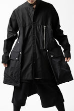 画像をギャラリービューアに読み込む, A.F ARTEFACT "TACTIC" COMBINED SHIRT COAT (BLACK)