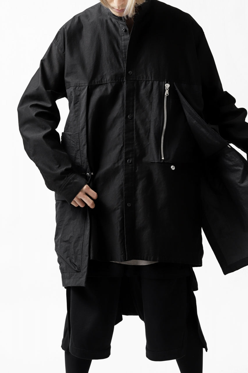 画像をギャラリービューアに読み込む, A.F ARTEFACT "TACTIC" COMBINED SHIRT COAT (BLACK)