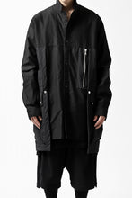 画像をギャラリービューアに読み込む, A.F ARTEFACT "TACTIC" COMBINED SHIRT COAT (BLACK)