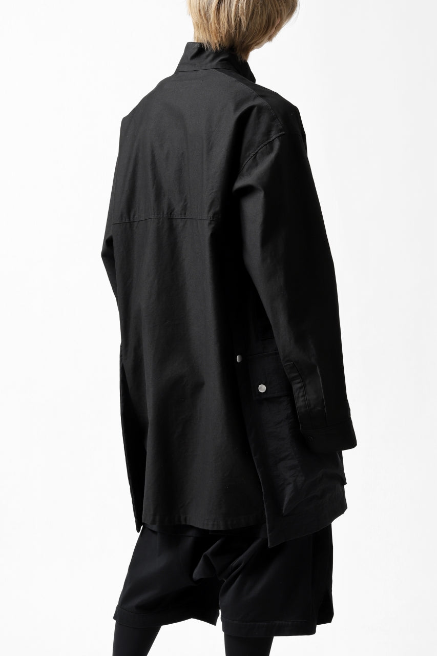 画像をギャラリービューアに読み込む, A.F ARTEFACT "TACTIC" COMBINED SHIRT COAT (BLACK)
