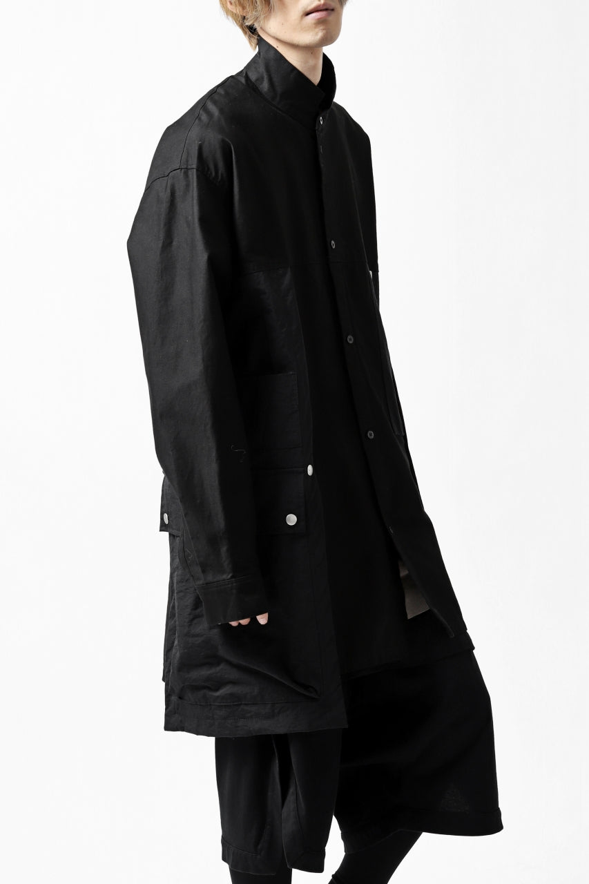 画像をギャラリービューアに読み込む, A.F ARTEFACT "TACTIC" COMBINED SHIRT COAT (BLACK)