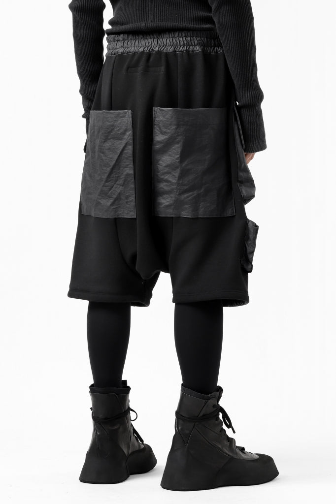 画像をギャラリービューアに読み込む, A.F ARTEFACT "BOXY" ARMY SARROUEL SHORTS / BomberHEAT® (BLACK)