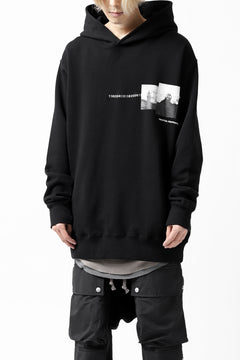 画像をギャラリービューアに読み込む, A.F ARTEFACT "CHEST" SWEATER HOODIE (BLACK)