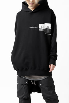 画像をギャラリービューアに読み込む, A.F ARTEFACT "CHEST" SWEATER HOODIE (BLACK)