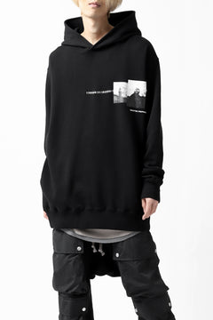 画像をギャラリービューアに読み込む, A.F ARTEFACT "CHEST" SWEATER HOODIE (BLACK)