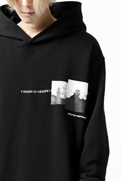 画像をギャラリービューアに読み込む, A.F ARTEFACT "CHEST" SWEATER HOODIE (BLACK)